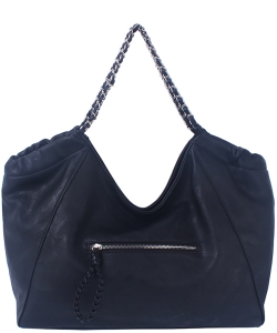 Fashion Large Hobo Shoulder Bag CSD013-Z BLACK